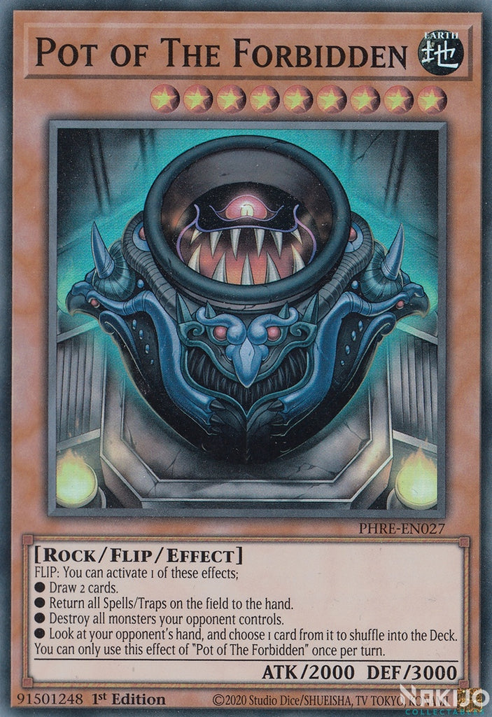 yugioh pot of the forbidden deck - PHRE-EN027 - Super Rare Disney Lorcana TCG: Rise of the Floodborn Booster Pack Display - 24 Count Draw 2 cards Uria, Lord of Searing Options:All 5 Decks (Y+K+M+J+B)