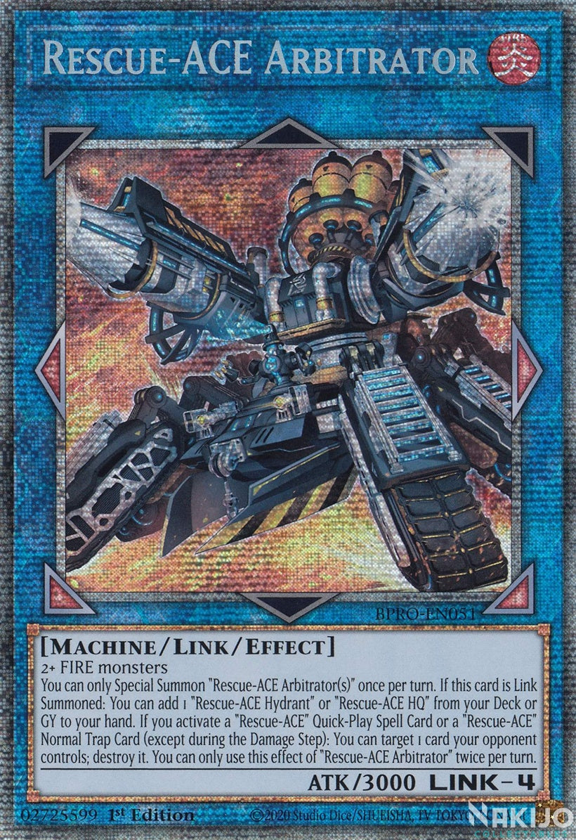 Rescue-ACE Arbitrator - BPRO-EN051 - Starlight Rare - 1st Edition – Nakijo