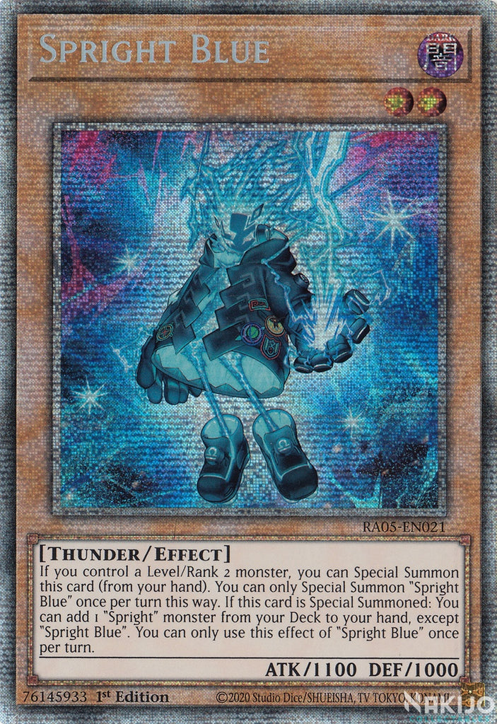 Spright Blue - RA05-EN021 - Starlight Rare - 1st Edition – Nakijo