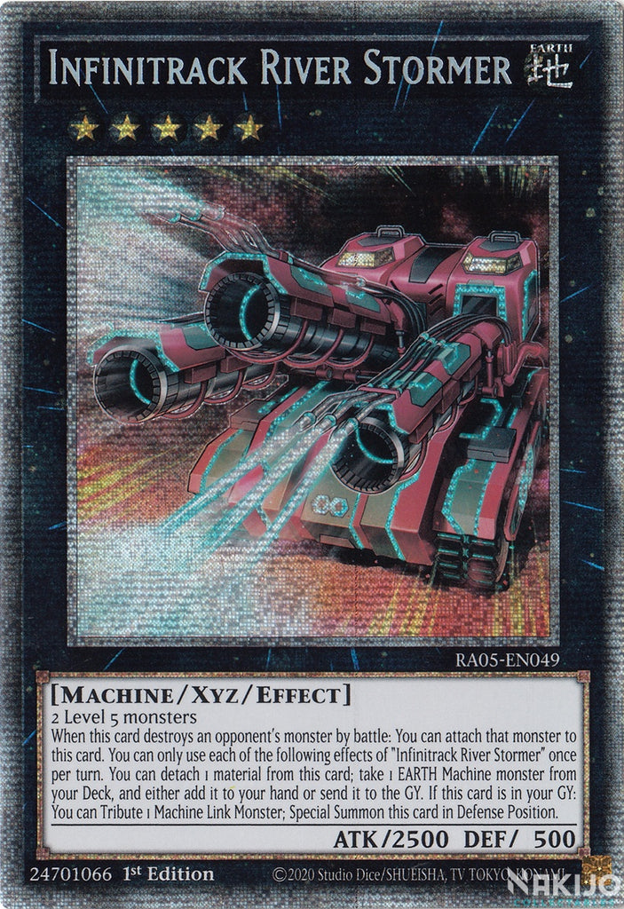 Infinitrack River Stormer - RA05-EN049 - Starlight Rare - 1st Edition ...