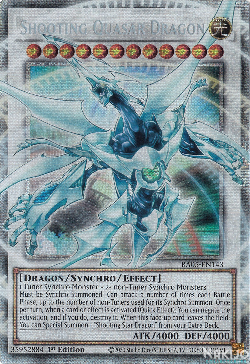 Shooting Quasar Dragon (extended art) - RA05-EN143 - Starlight Rare