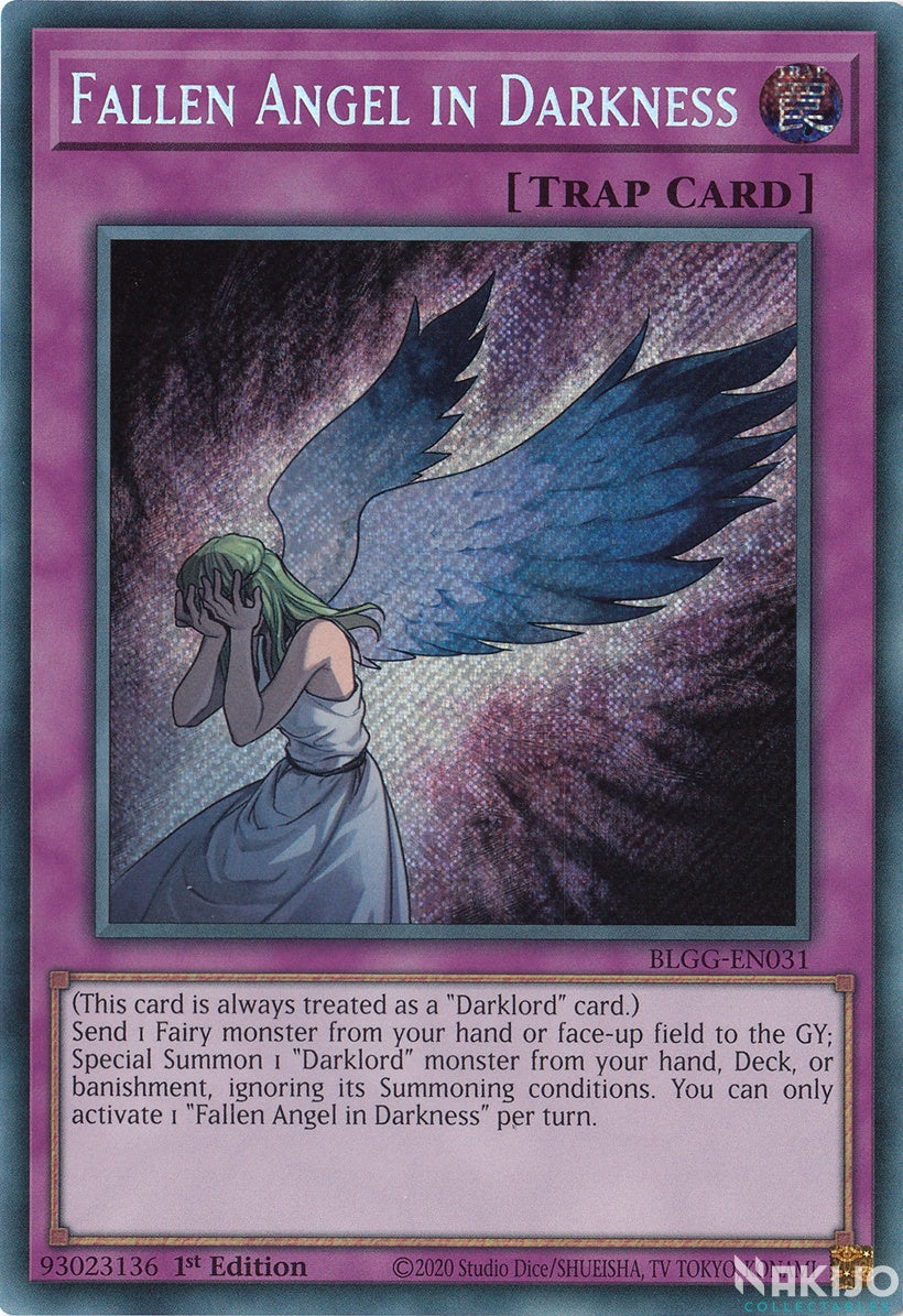 Fallen Angel in Darkness - BLGG-EN031 - Secret Rare