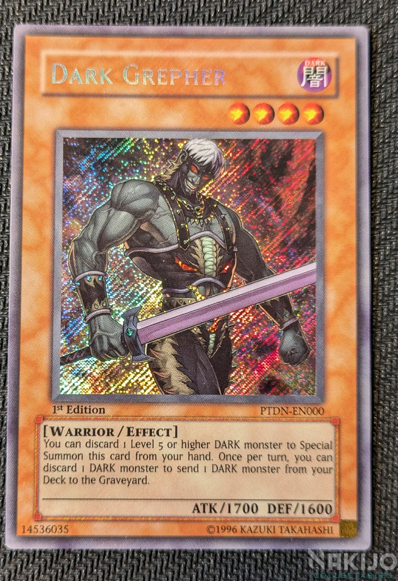 Yu-Gi-Oh Phantom Darkness Single Dark Grepher Secret Rare